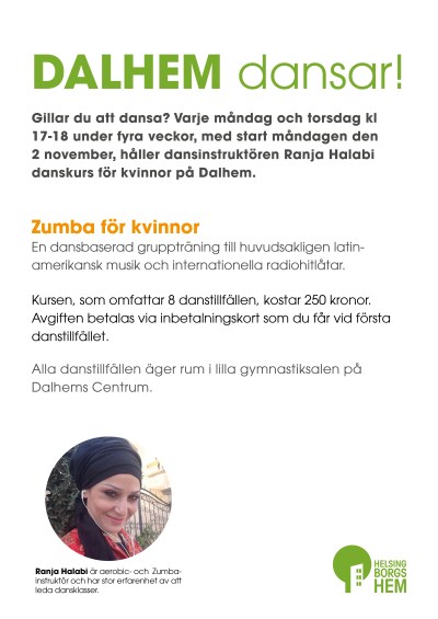 Affisch Dans på Dalhem